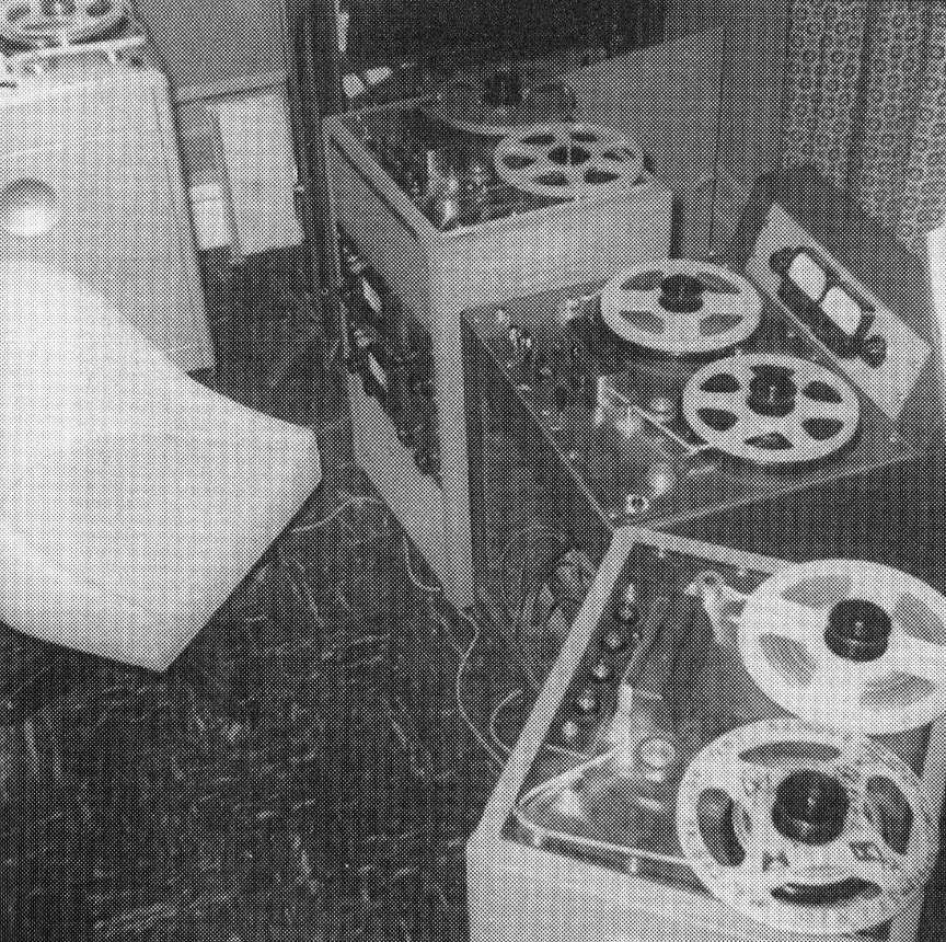 Tod Dockstader's studio, circa 1965